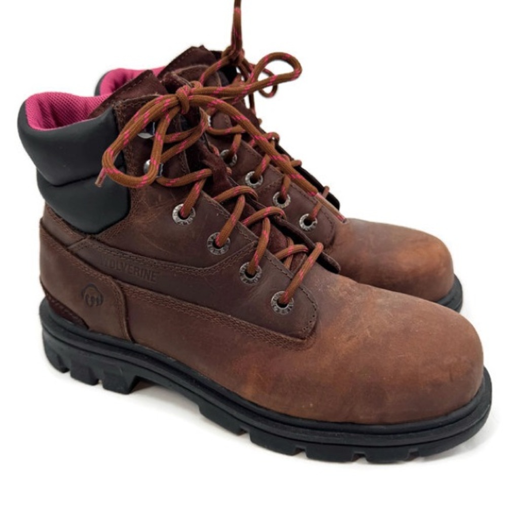 Wolverine Piper Waterproof Composite Toe 6” Work‎ Boots Women’s Size 8
